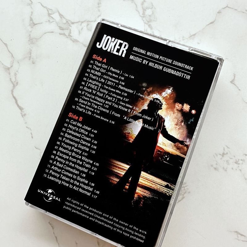 Car Accessories Joker - Movie Joker Joaquin Phoenix Music Tape