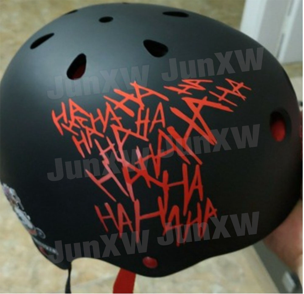 Car Accessories Joker - HaHaHa Joker Car Sticker Funny Helmet