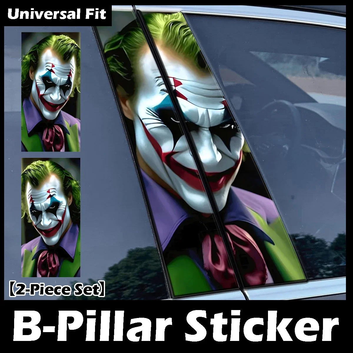 Car Accessories Joker - 2pcs Set Joker Gothic Car Stickers