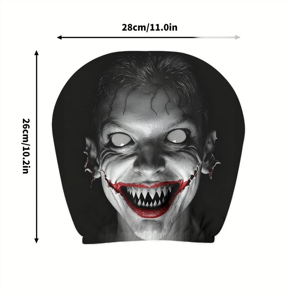 2pcs Evil Clown Cracked Print  - Car Accessories Joker ulasan dan harga