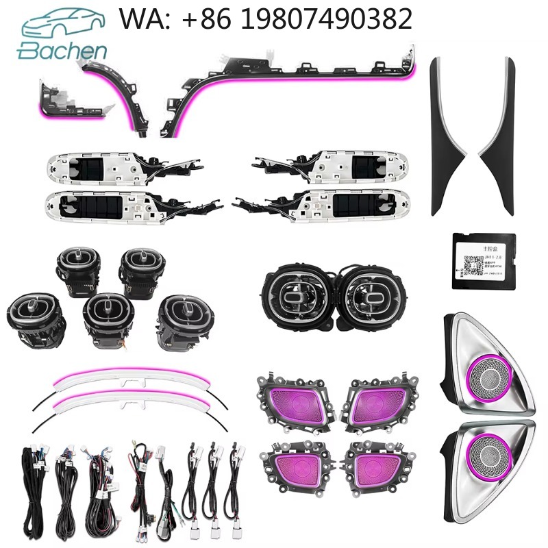 64 Color Front Rear Air Vent L - Led Interior Ambient Light ulasan dan harga