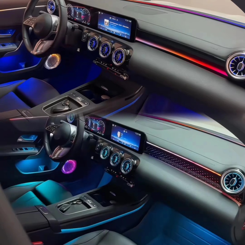 Colorful Dynamic LED Ambient L - Led Interior Ambient Light ulasan dan harga