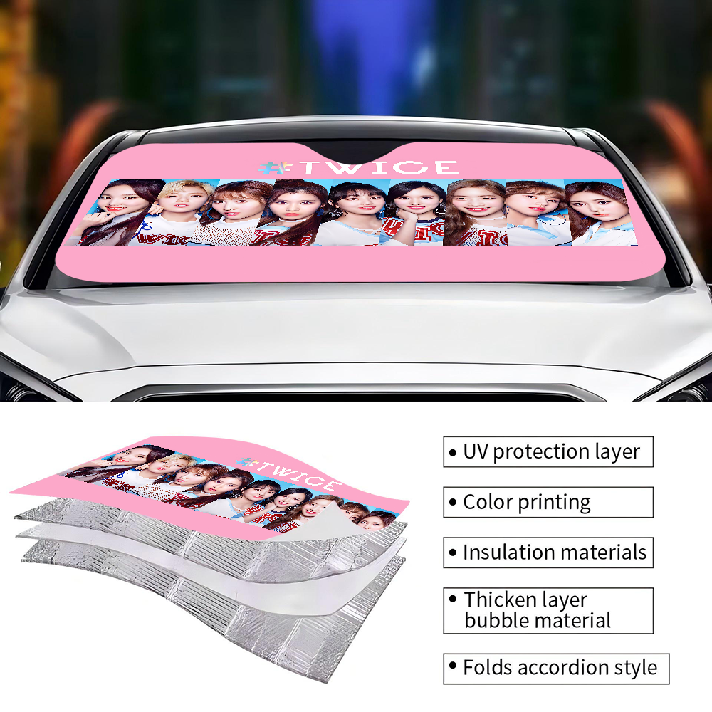 T-Twice Personalized Windshiel - Windshield Sun Shade ulasan dan harga