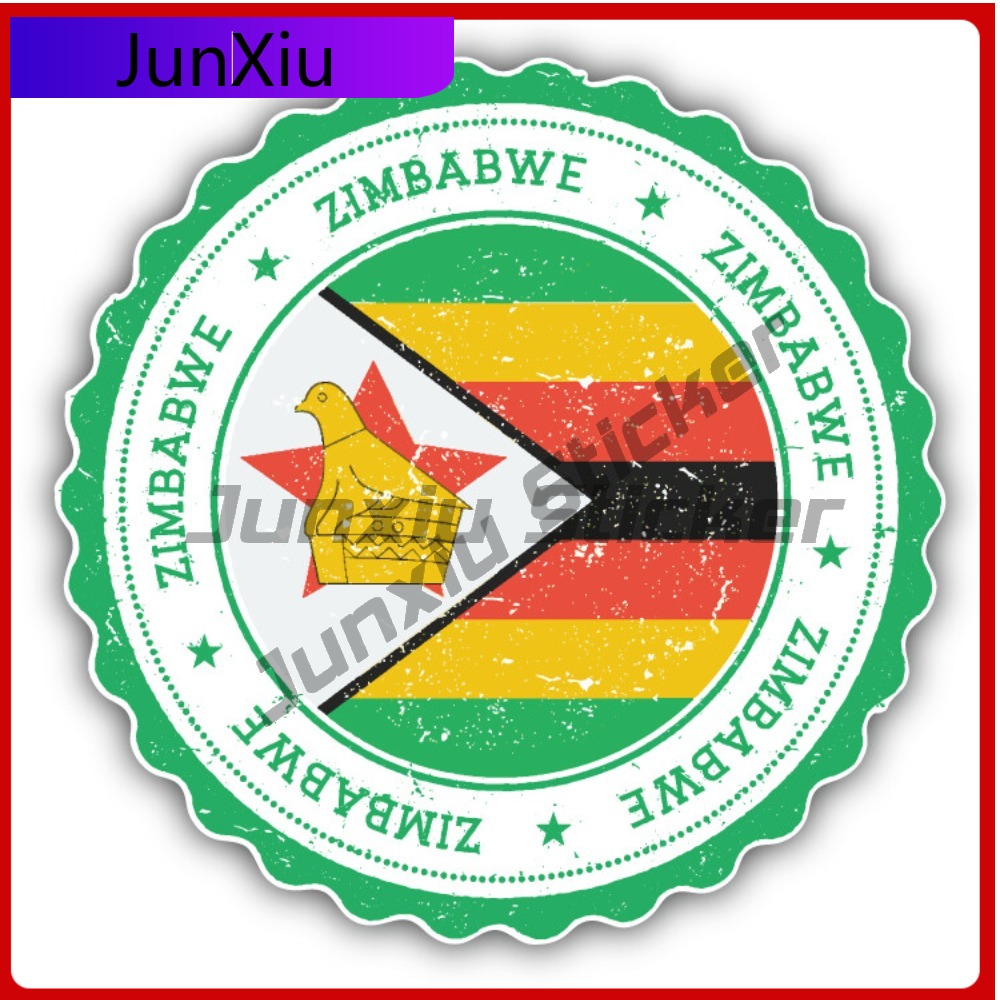 Zimbabwe Grunge World Flag Sta - Car Accessories Zimbabwe ulasan dan harga
