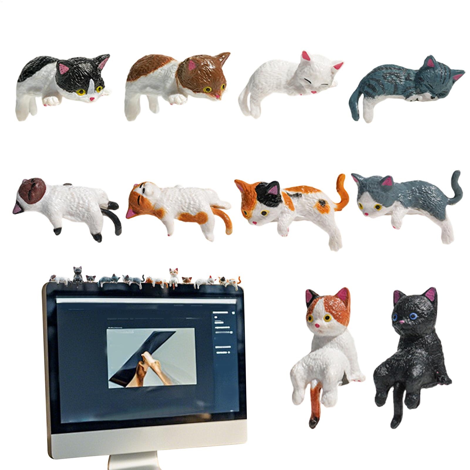 10pcs Cute Mini Cat Ornament C - Car Accessories In India ulasan dan harga