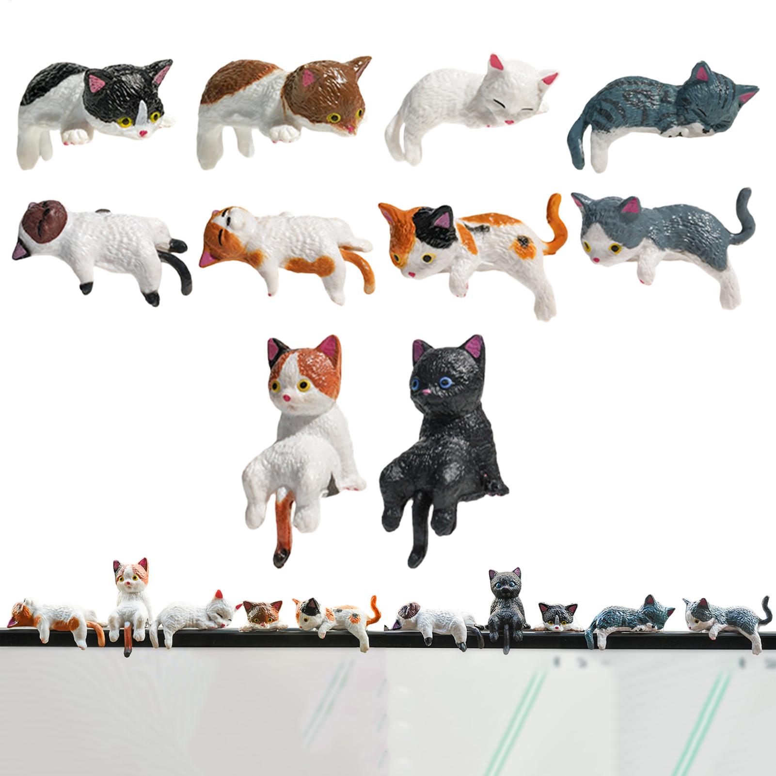 10pcs Cute Mini Cat Ornament C - Car Accessories In India ulasan dan harga