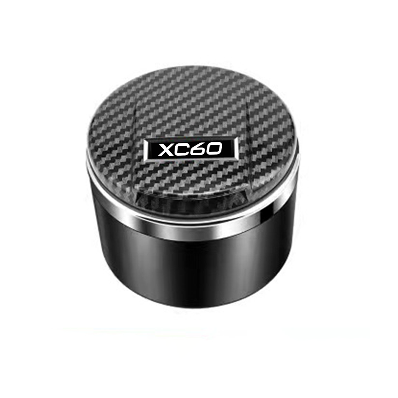 Car LED Ashtray Garbage Coin S - Volvo Car Accessories Xc60 ulasan dan harga