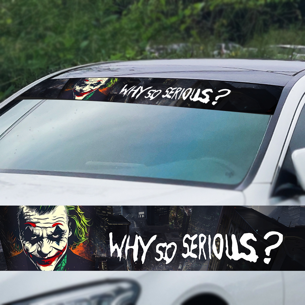 Why So Serious Car Sticker fun - Car Accessories Joker ulasan dan harga