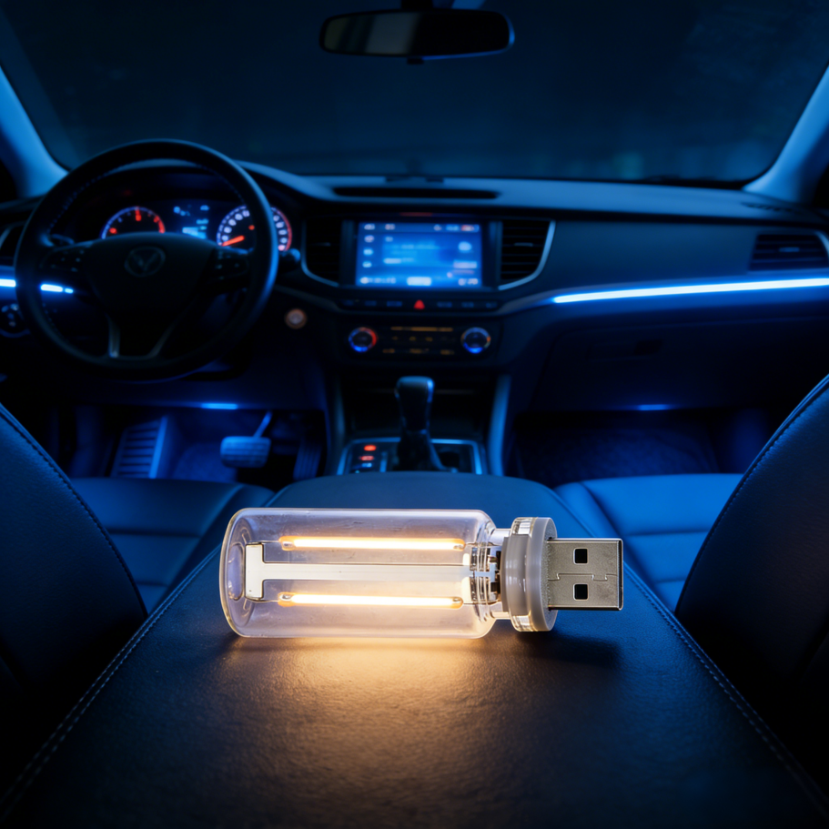 Touch Dimming USB LED Filament - Led Interior Ambient Light ulasan dan harga