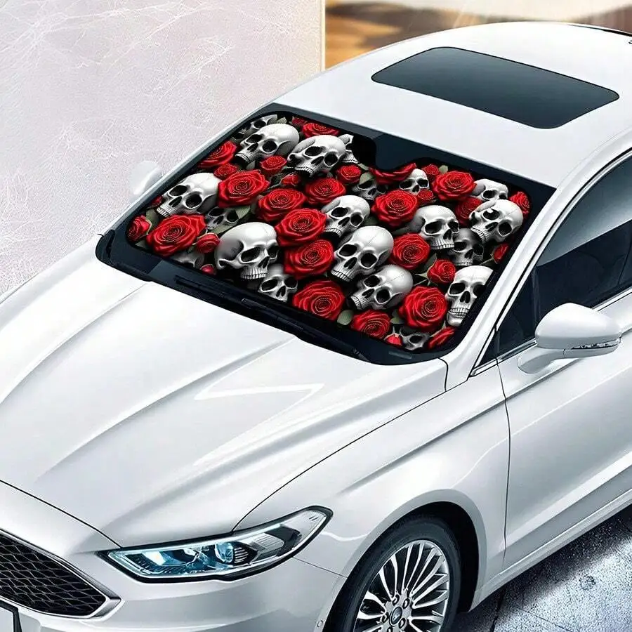 Foldable Car Sunshade With Sku - Windshield Sun Shade ulasan dan harga