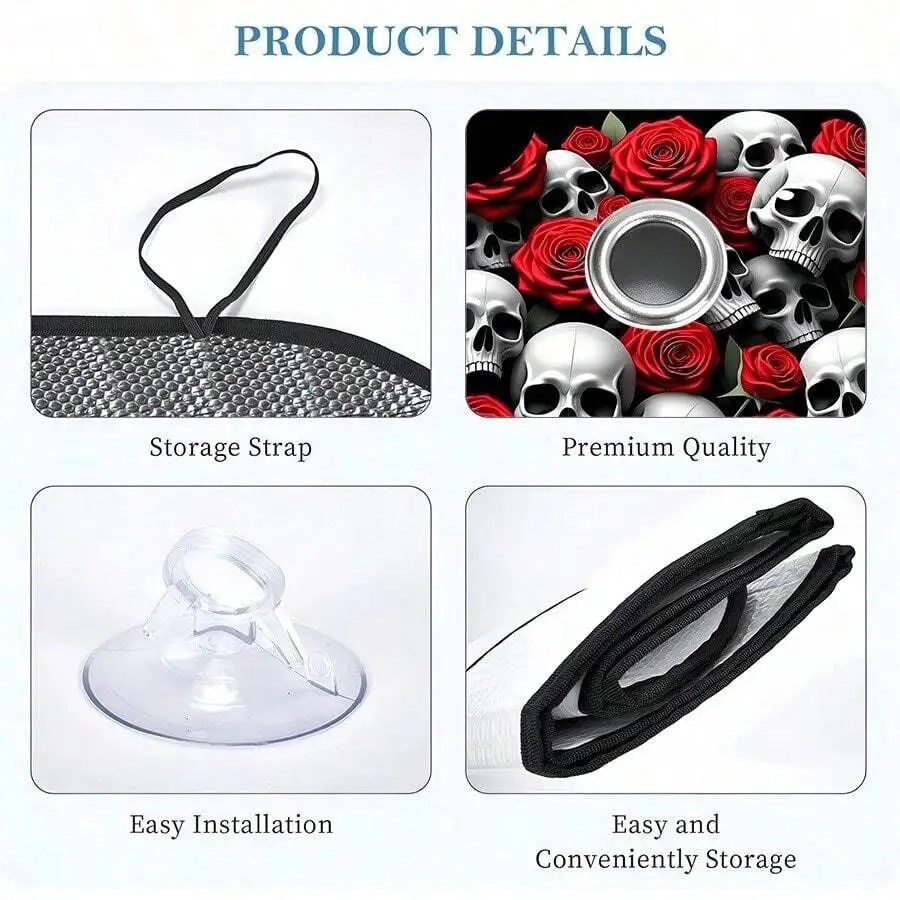 Foldable Car Sunshade With Sku - Windshield Sun Shade ulasan dan harga