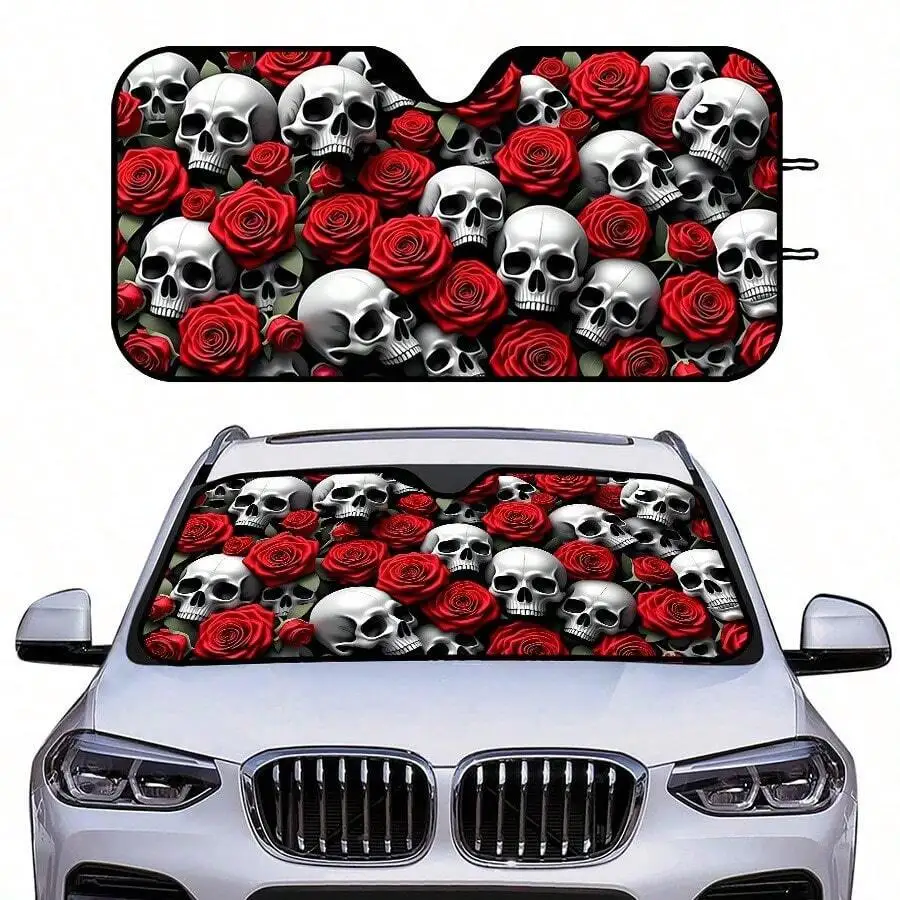 Foldable Car Sunshade With Sku - Windshield Sun Shade ulasan dan harga