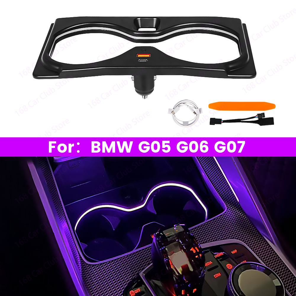 LED 11 Colour Cup Holder Light - Led Interior Ambient Light ulasan dan harga