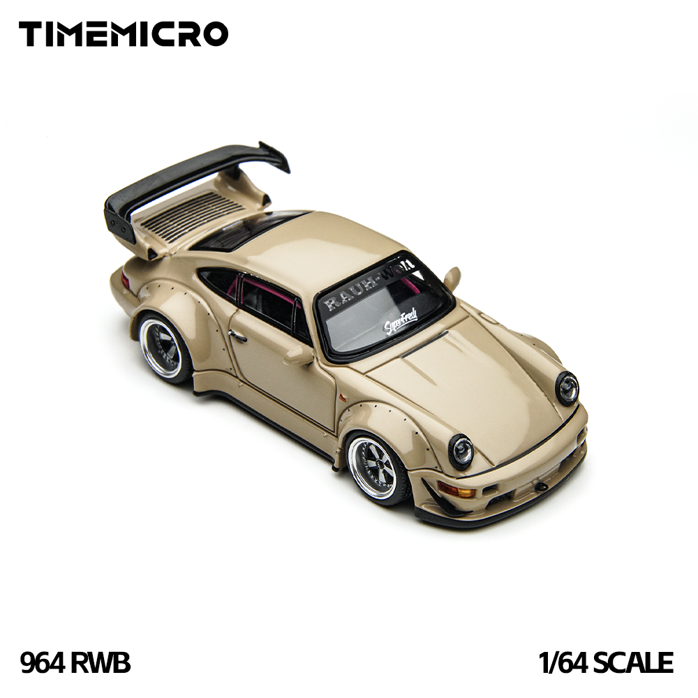 TimeMicro1:64 RWB 964 Beige Gi - Car Accessories Company ulasan dan harga