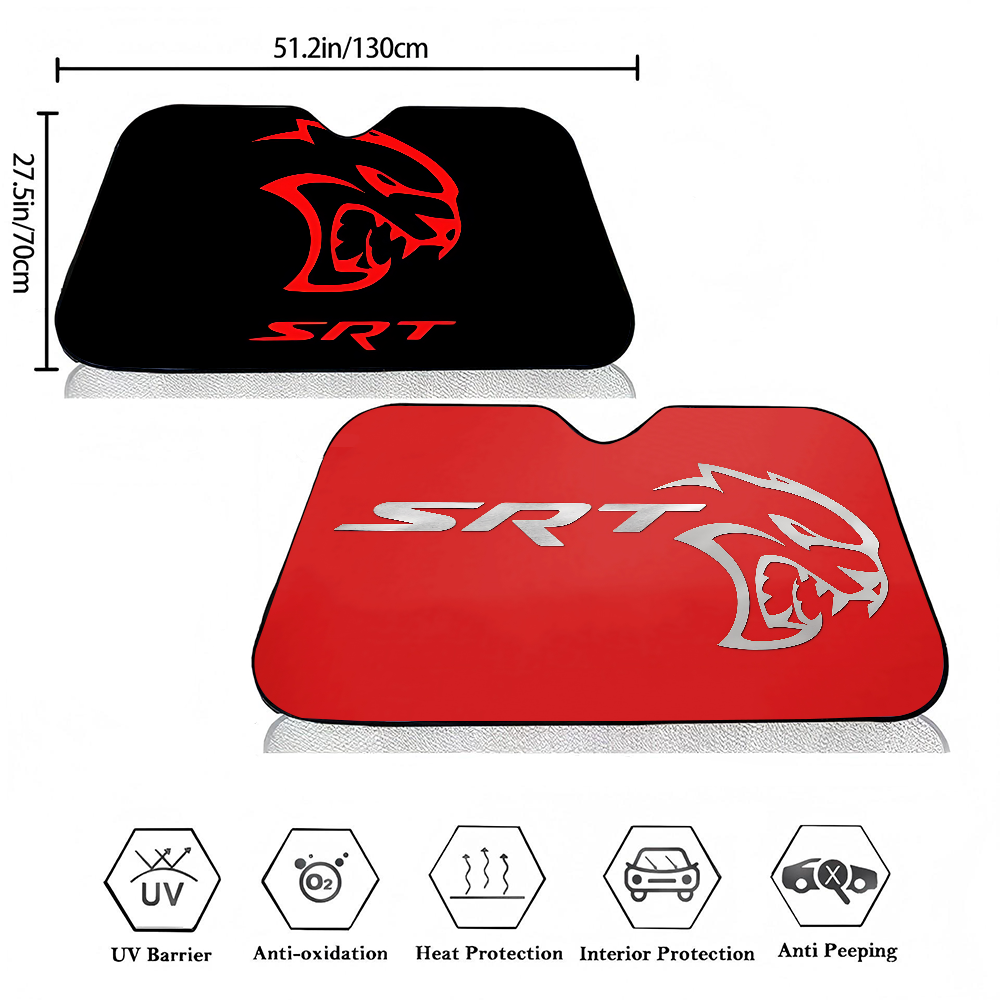 S-SRT LOGO Car Sunshade Window - Windshield Sun Shade ulasan dan harga