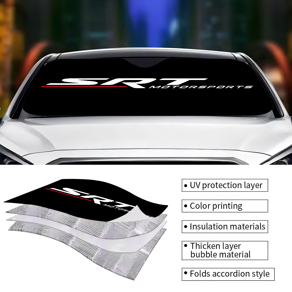 S-SRT LOGO Car Sunshade Window - Windshield Sun Shade ulasan dan harga